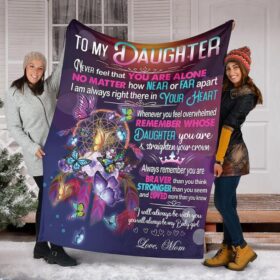 To My Daughter From Mom Blanket