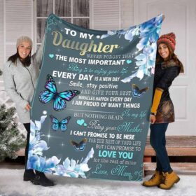 To My Daughter - I Love You Blanket